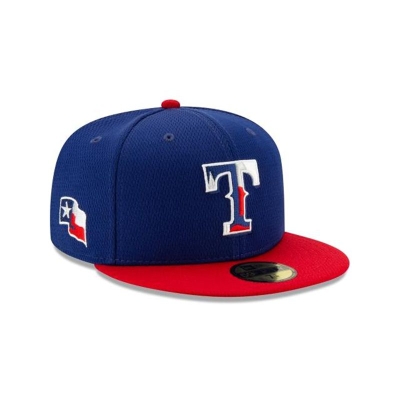 Texas Rangers Gorra | New Era MLB Batting Practice 59fifty Fitted Cap Mexico - Azules